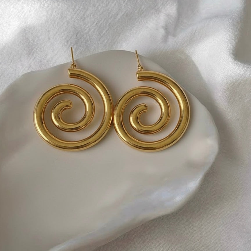 Retro Swirl Earrings