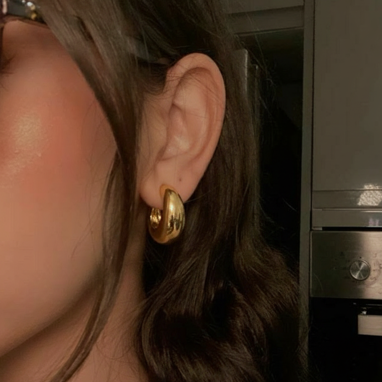 Essential Gold Hoops