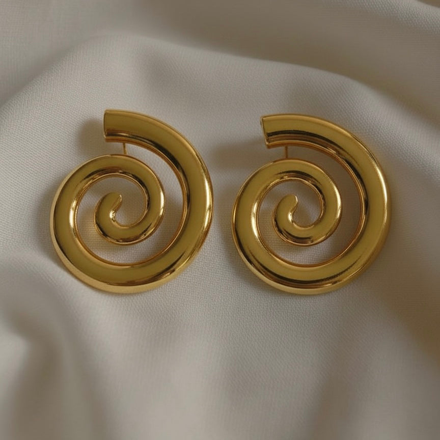 Retro Swirl Earrings