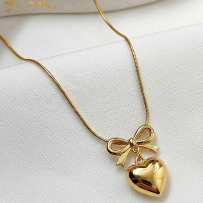 Dainty Bow Necklace