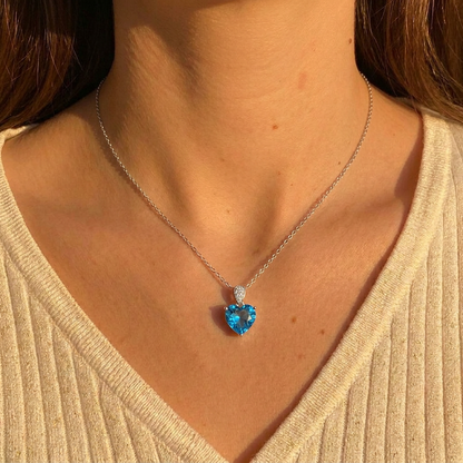 Deep Sea Heart Necklace