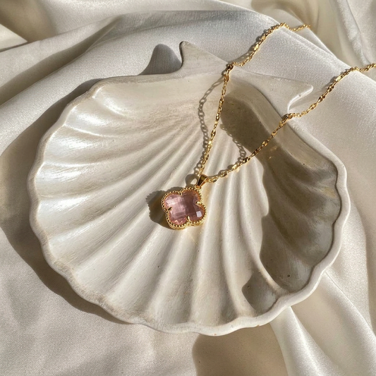 Blush Clover Necklace