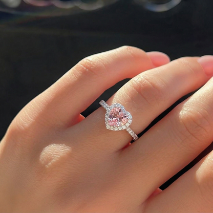 Pink Princess Heart Ring
