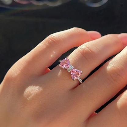 Mini Pink Bow Ring