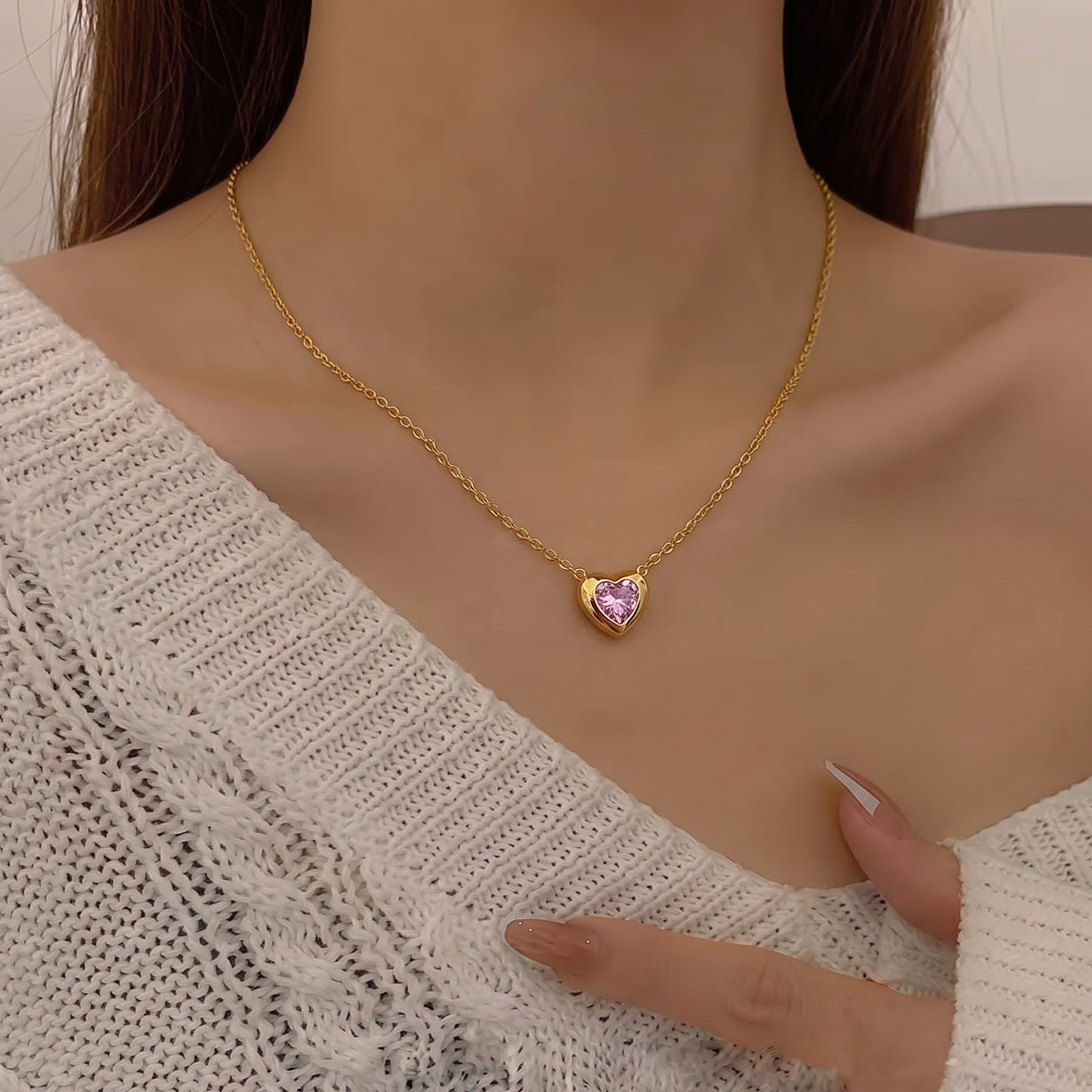 Dainty Heart Necklace