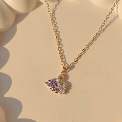 Twilight Swan Pendant