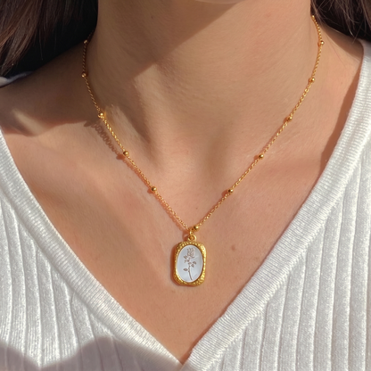 Vintage Rose Necklace