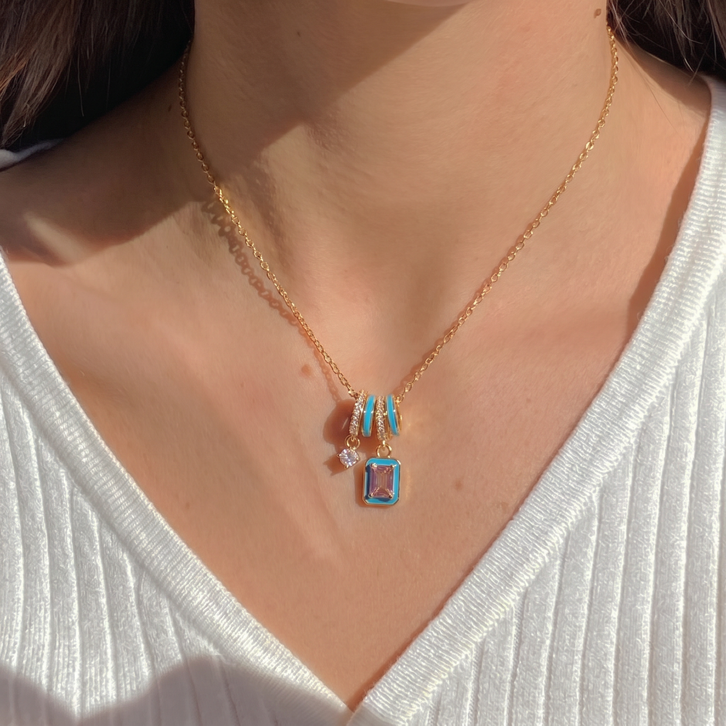 Cyber-Pop Charm Edit Necklace