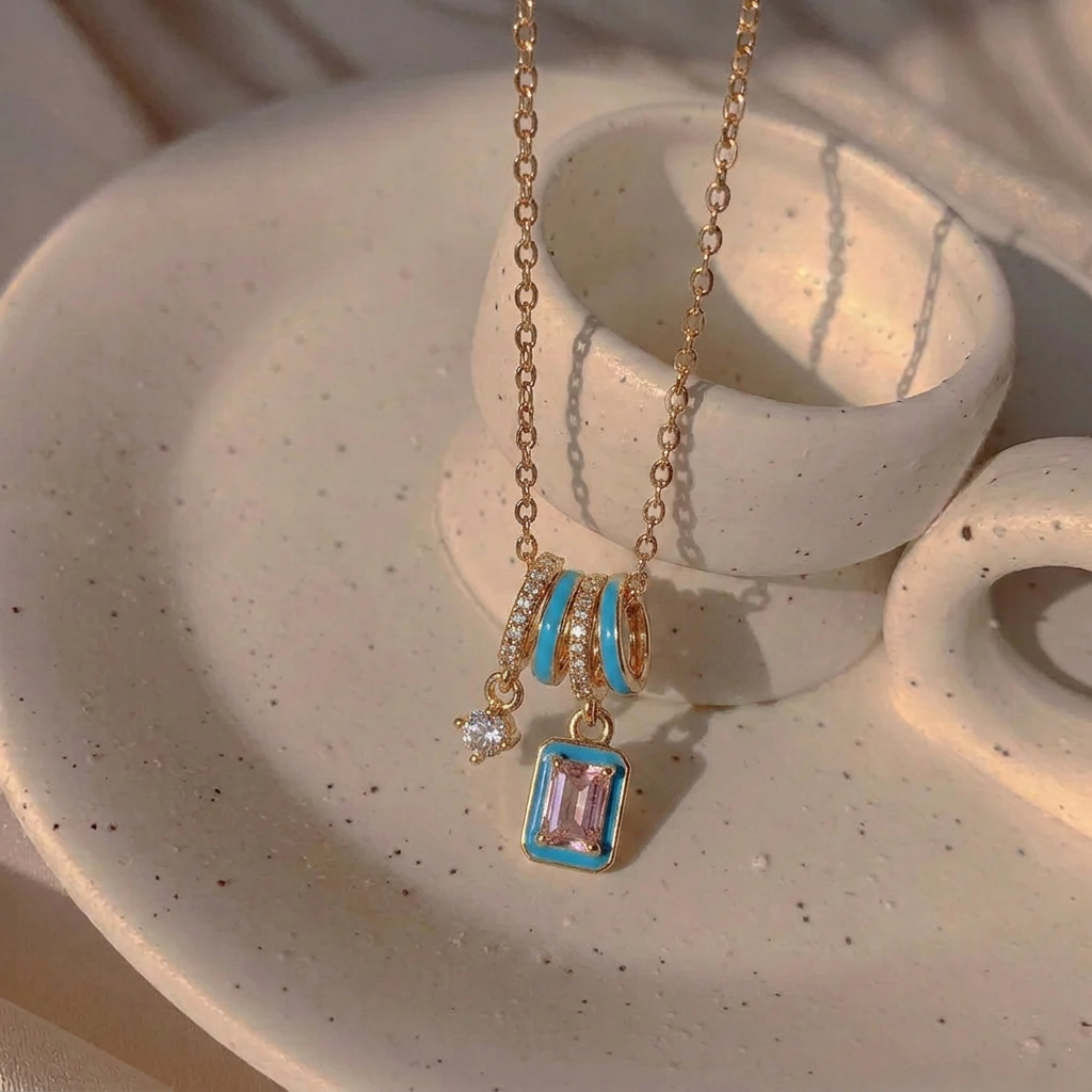 Cyber-Pop Charm Edit Necklace