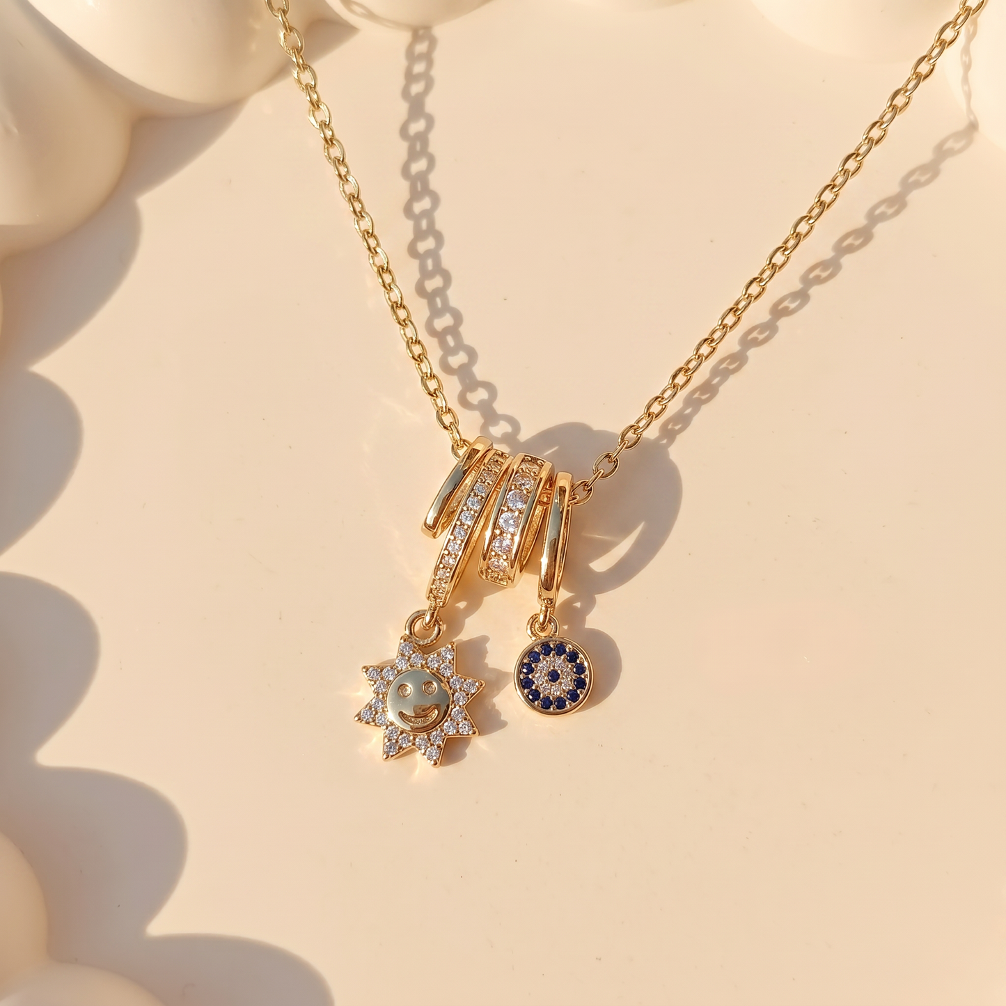 Smiley Charm Edit Necklace