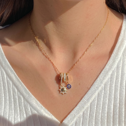 Smiley Charm Edit Necklace