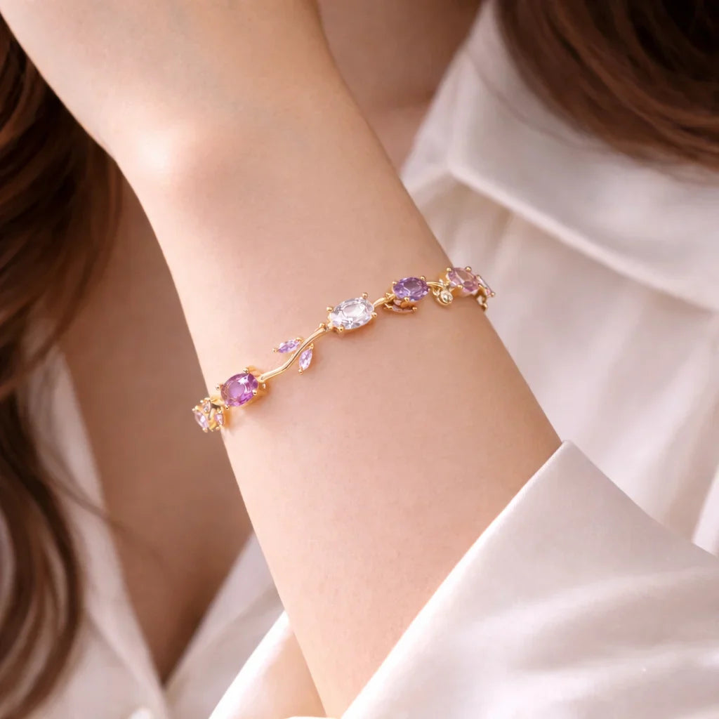 Lavender Tulip Bracelet