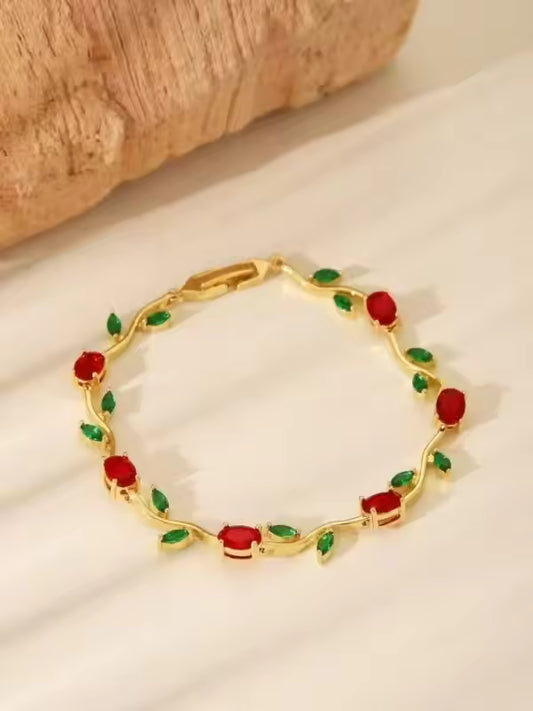 Scarlet Tulip Bracelet